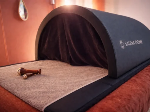 Sauna Dôme japonais prêt pour une séance